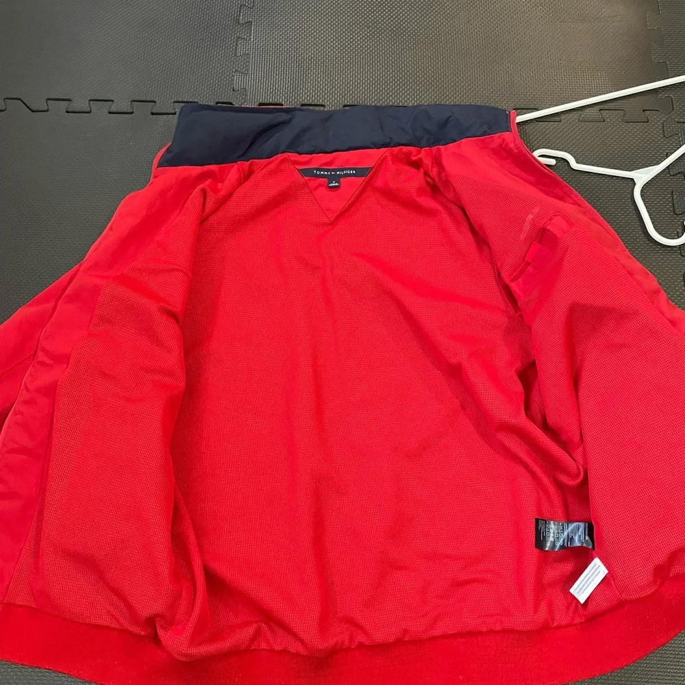 Tommy Hilfiger light winter jacket red in color - Picture 4 of 7